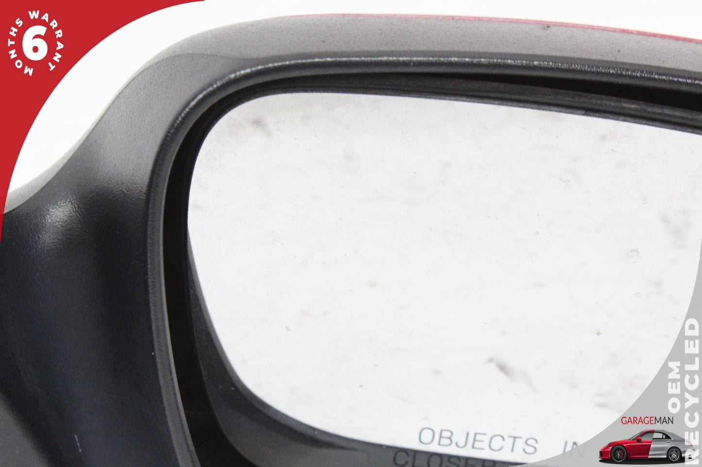 2002-2005 Ford Thunderbird Front Right Door Rear View Mirror Red 1W6Z17682BA OEM