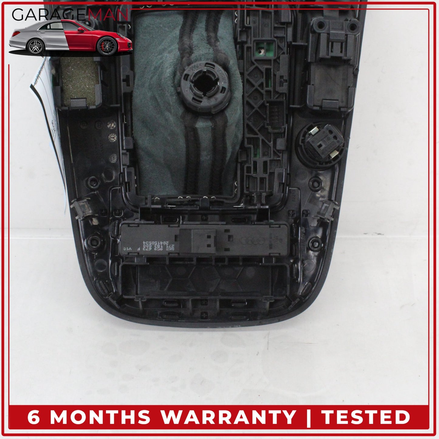 2009-2016 Audi A4 Front Center Console Shifter Knob Boot Trim w/ Switches OEM