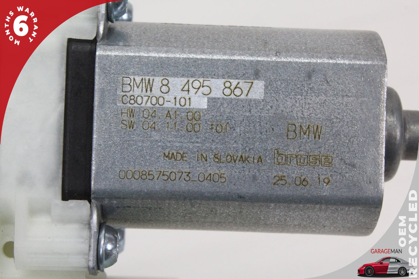 2019-2024 BMW M340i 330e 330i G20 Rear Left Window Regulator Motor 8495867