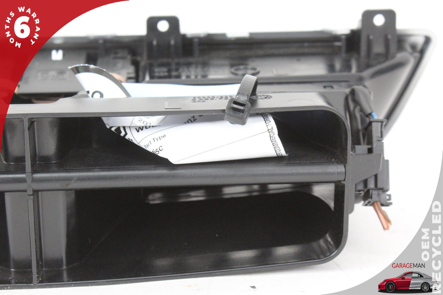 07-13 Mercedes-Benz S550 W221 Center Dash AC Air Vent Trim Clock 2218300954