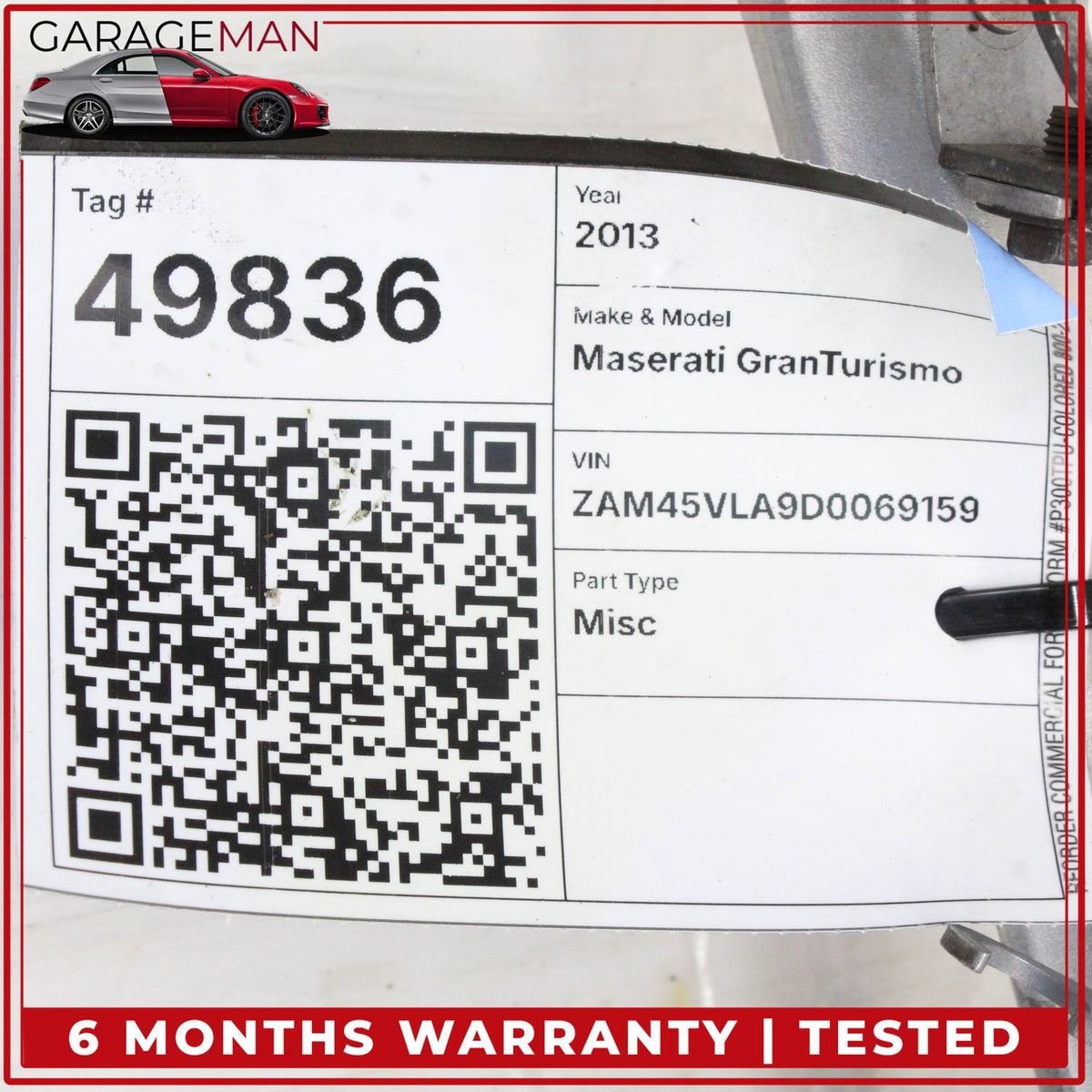 2011-2019 Maserati GranTurismo M145 Front Right Upper Control Arm 980139893 OEM
