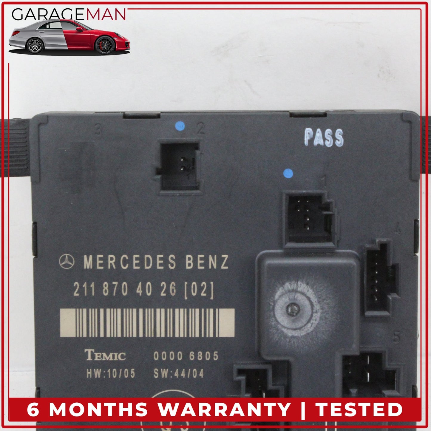 2003-2009 Mercedes W211 E350 E550 Rear Left Door Control Module 2118703185 OEM