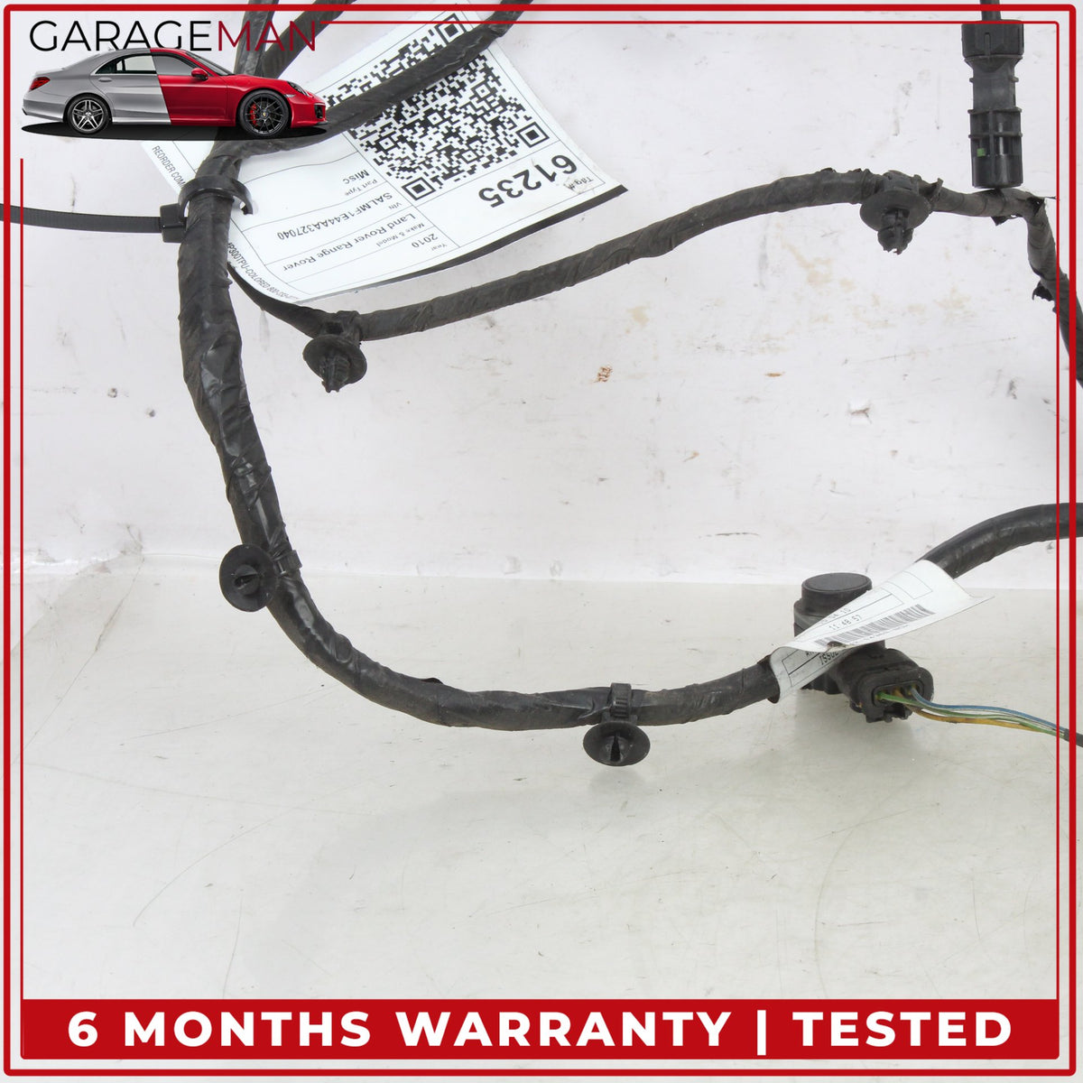 2010-2012 Range Rover L322 Front Bumper Parking Wire Harness w/ Sensors OEM