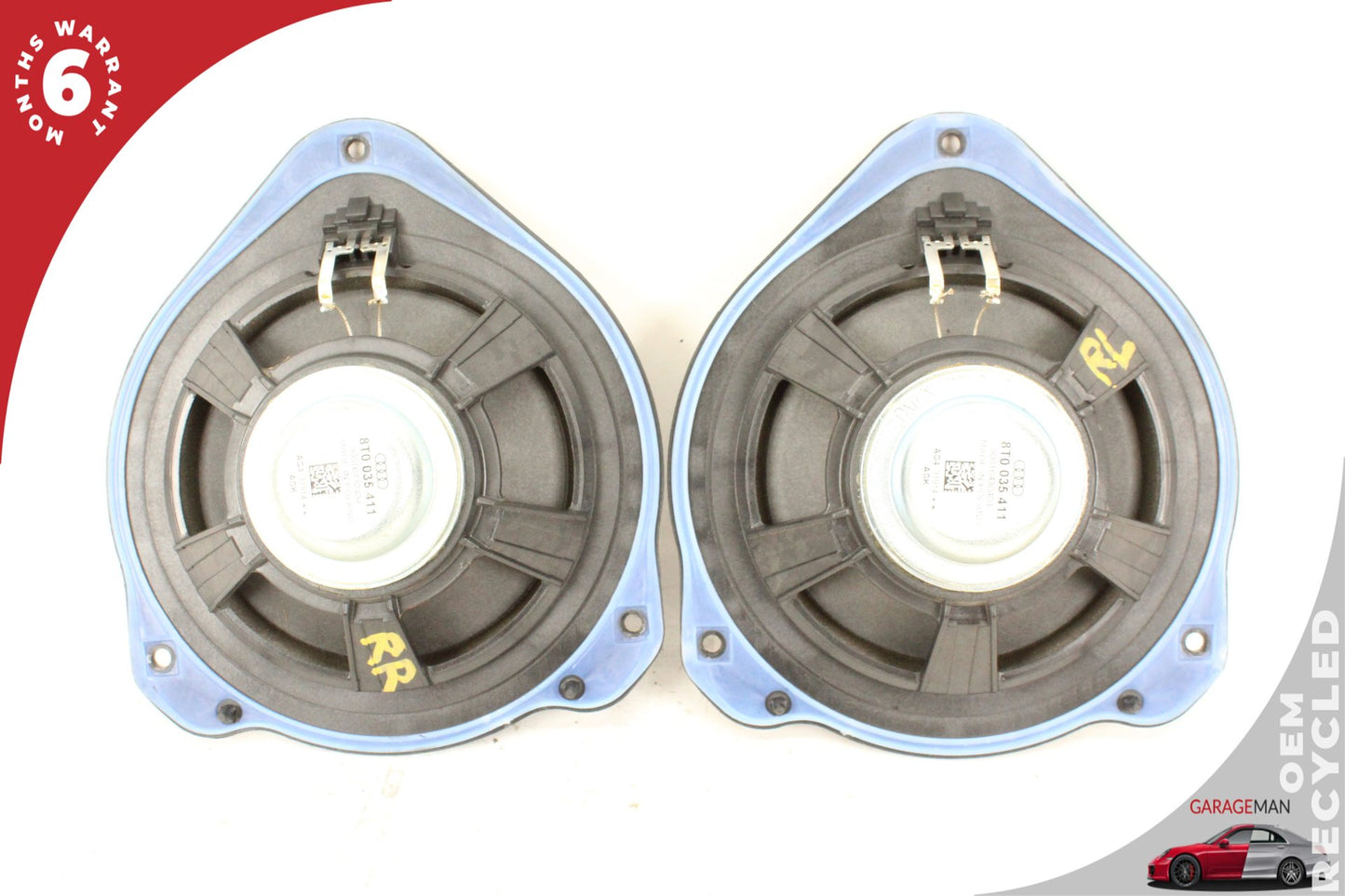 2008-2017 Audi A5 S5 Rear Left and Right Side Door Audio Speaker 8T0035411 OEM
