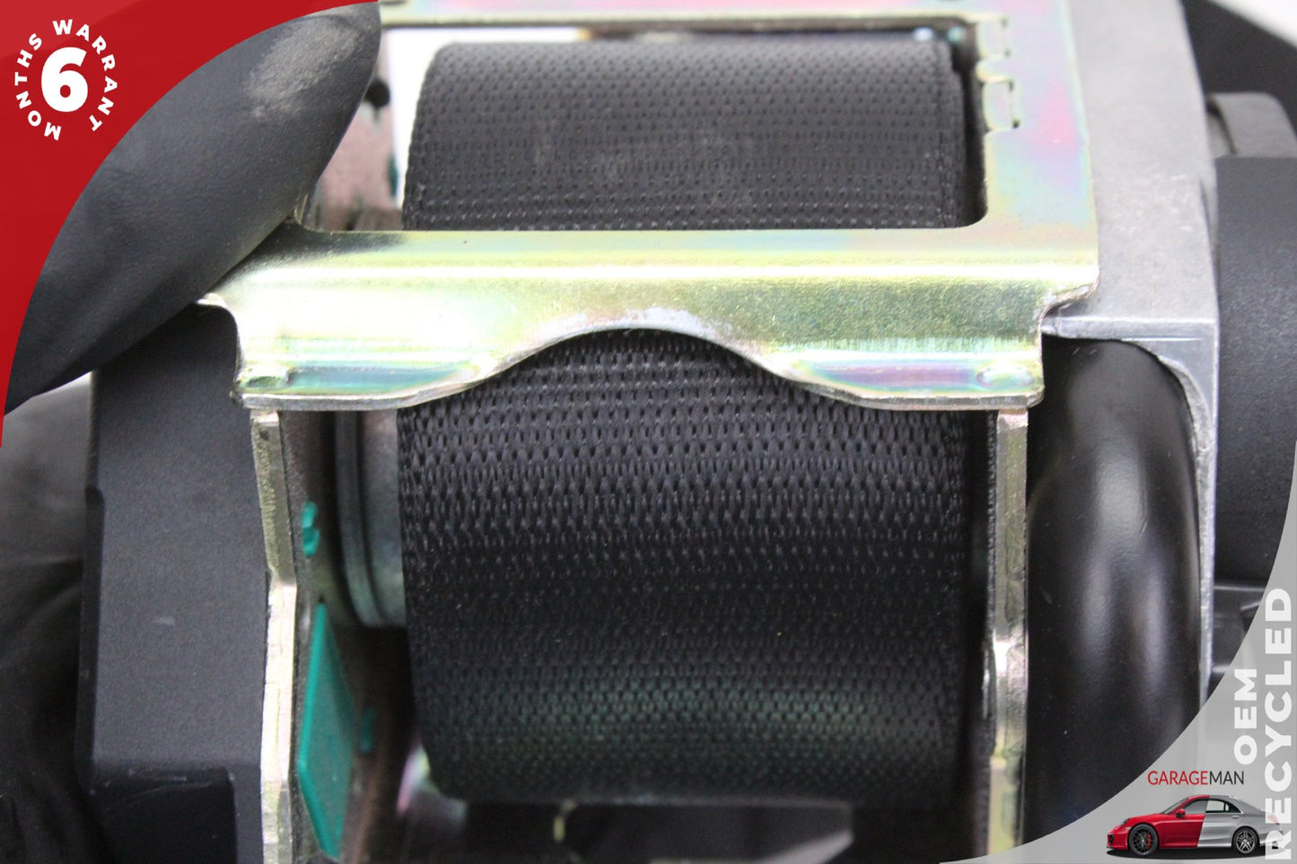 1999-2005 Porsche 911 Front Right Passenger Side Seat Belt Black 561103401 OEM