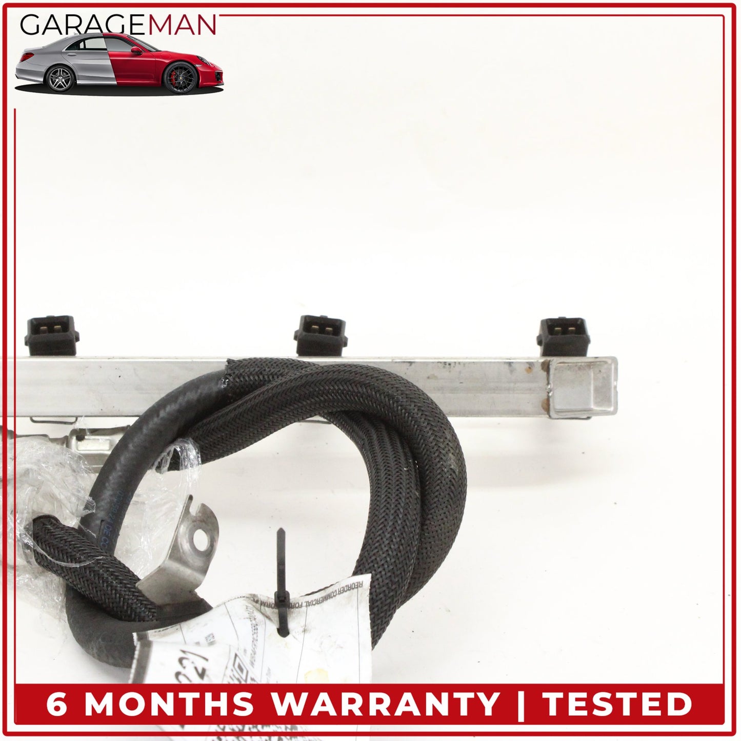 2011-2013 BMW 528i F10 N52 3.0L Fuel Rail w/ Injectors Set 7542541