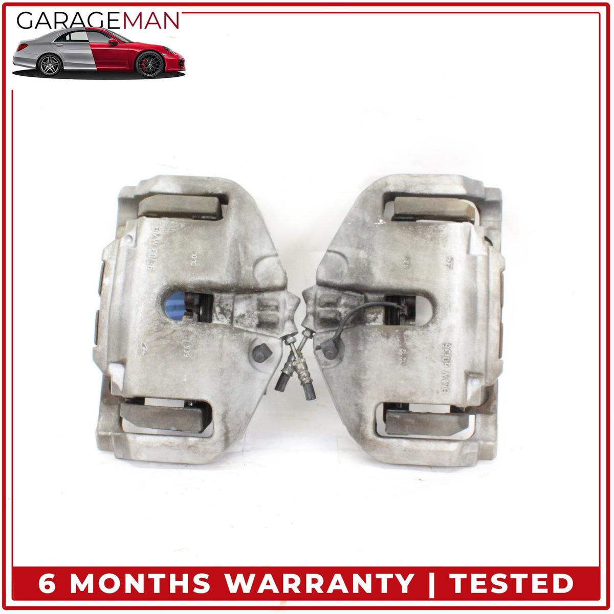 2009-2017 BMW 550i F07 Front Left and Right Side Brake Caliper Set 36786817 OEM