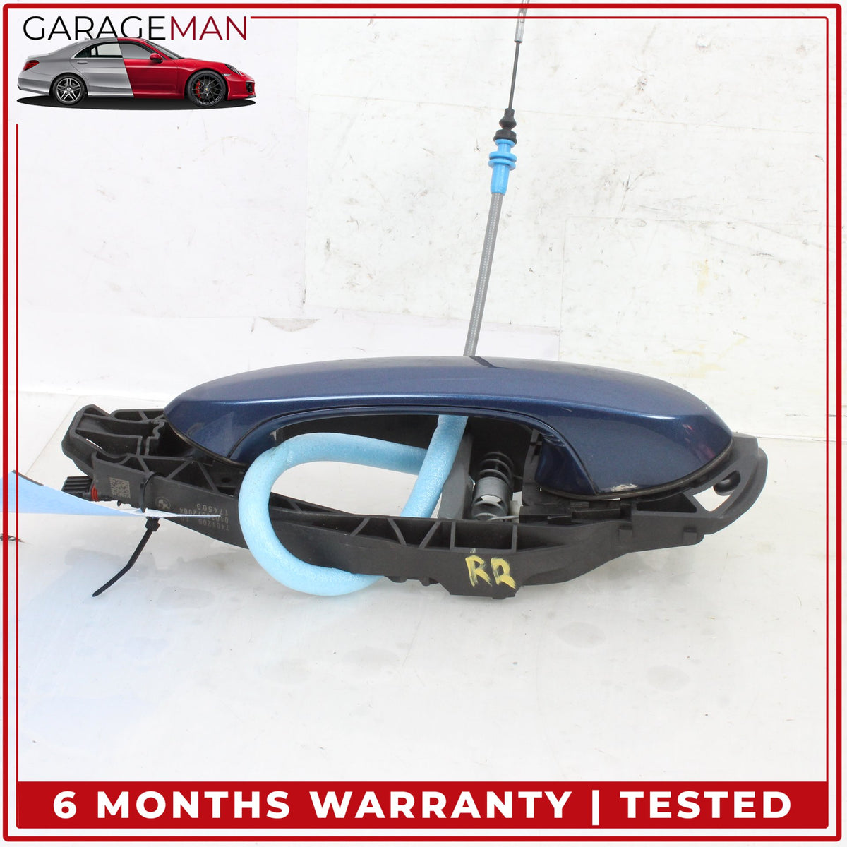 2017-2024 BMW X3 X4 M550i Rear Right Side Exterior Door Handle Blue Metallic OEM