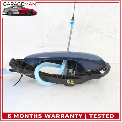2017-2024 BMW X3 X4 M550i Rear Right Side Exterior Door Handle Blue Metallic OEM