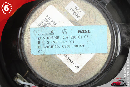 1998-2003 Mercedes-Benz CLK55 AMG W208 Front Left and Right Door Audio Speaker