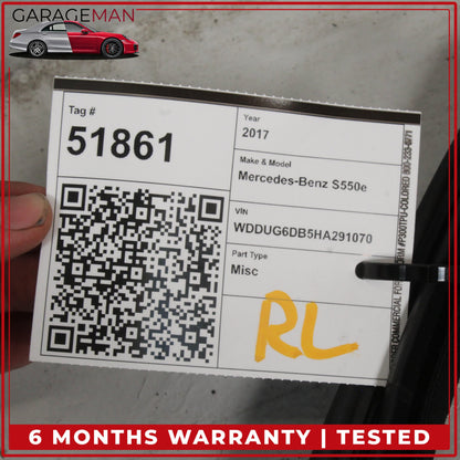 2014-2020 Mercedes W222 S550e Rear Left or Right Weatherstrip Seal Rubber OEM