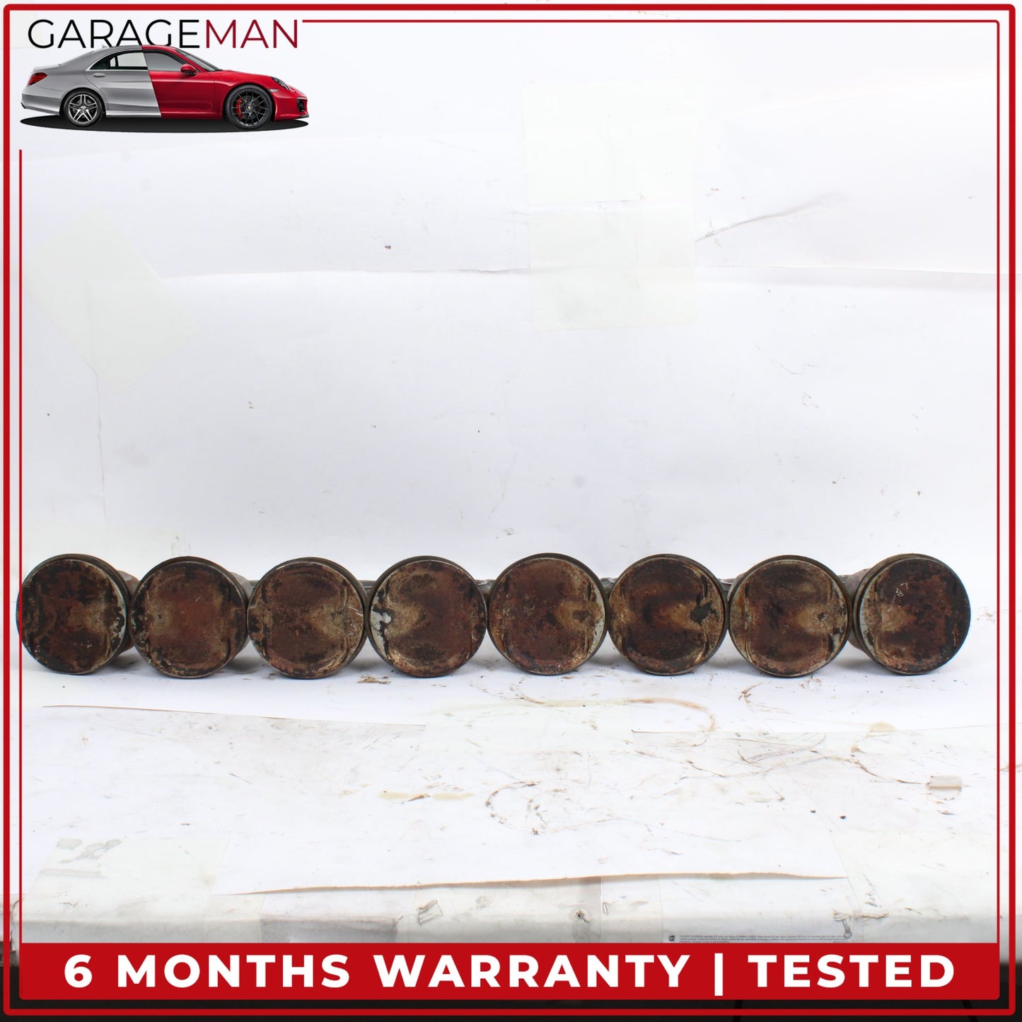 1998-2006 Mercedes W220 S430 Engine Motor Piston Connecting Rod Set of 8 OEM
