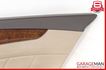 2012-2014 Mercedes W218 CLS550 Rear Right Side Interior Door Panel Beige OEM