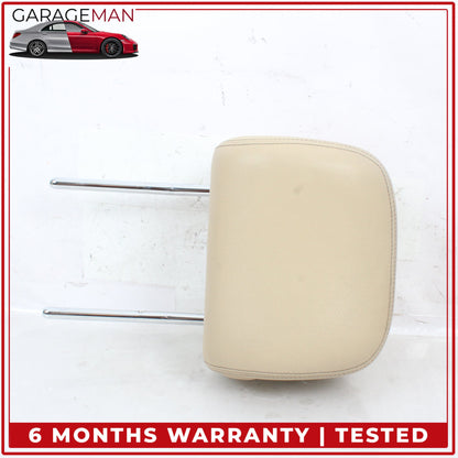2012-2018 Audi A6 A7 Front Left and Front Right Side Seat Headrest Beige OEM