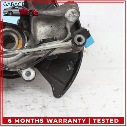 2014-2020 Mercedes W222 S550e Rear Left Side Spindle Knuckle Wheel Hub OEM
