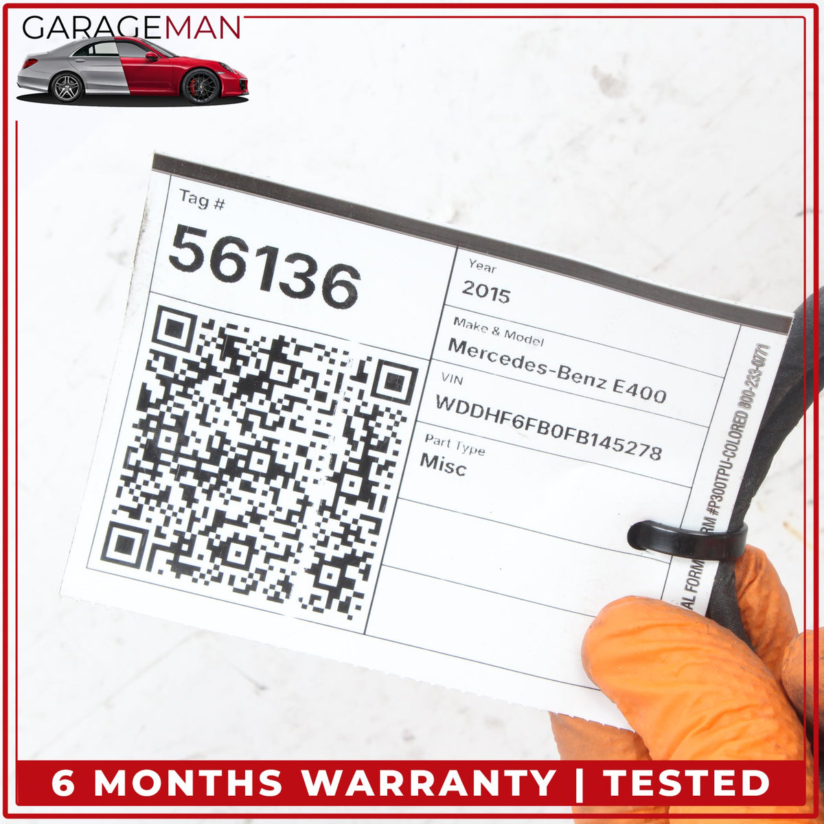 2014-2016 Mercedes W212 E400 Front Bumper Parking Sensor Wire Harness Assy OEM