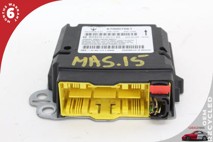 2014-2016 Maserati Ghibli Airbag Air Bag SRS Sensor Control Module 670007061 OEM