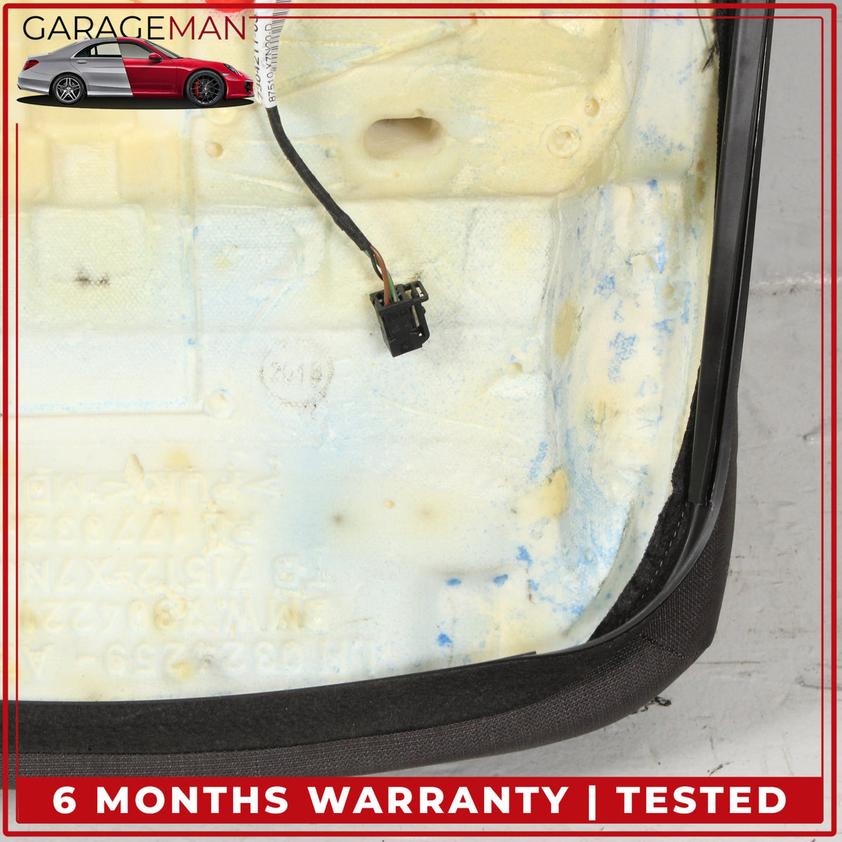2014-2021 BMW i3 I01 Front Left Side Lower Bottom Seat Cushion Brown 7365697 OEM