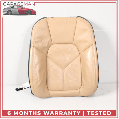 2011-2018 Porsche Cayenne 958 Front Right Side Top Upper Seat Cushion Beige OEM