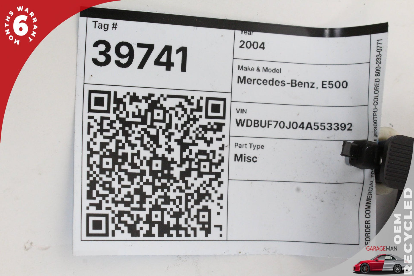 2003-2006 Mercedes W211 E500 Rear Left Side Door Control Module 2118201526 OEM