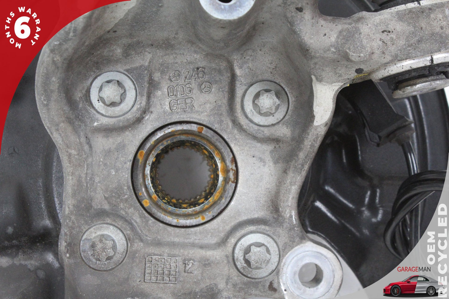 2014-2020 Mercedes-Benz CLA45 AMG w117 AWD 2.0L Rear Right Spindle Knuckle Wheel Hub 2464230220 OEM