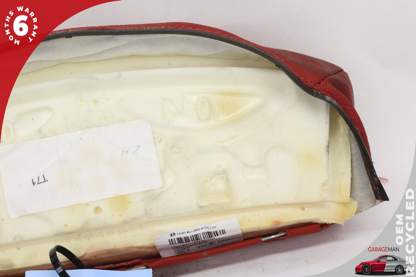 2007-2013 BMW 335is Front Left or Right Side Thigh Support Cover Red 7253203 OEM