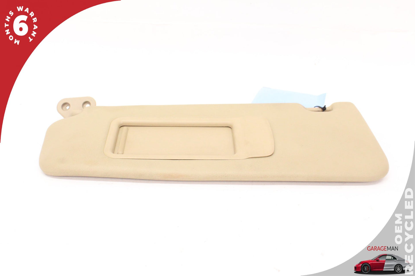 2013-2015 BMW X1 E84 SUV Front Left Driver Side Sun Visor Beige w/ Mirror OEM