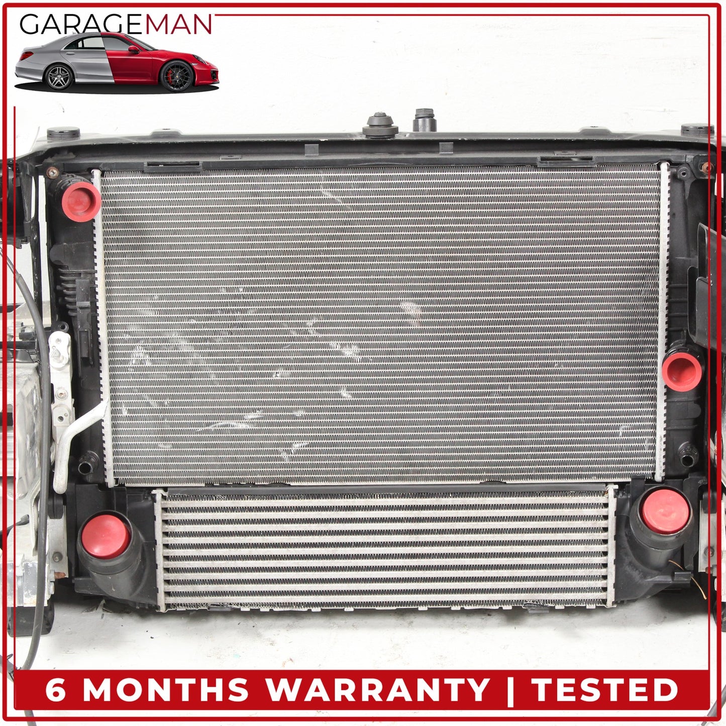 2012-2018 BMW 320i xDrive Front Radiator Support Reinforcement Bar w/ Radiators Assembly OEM
