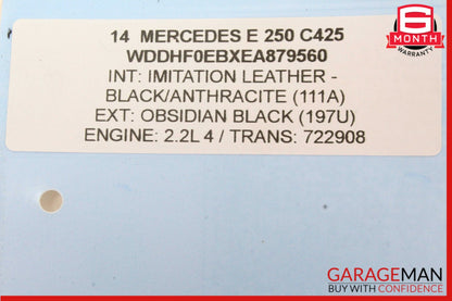 08-18 Mercedes W212 E250 Rear Right Side Spindle Knuckle Wheel Hub Bearing OEM