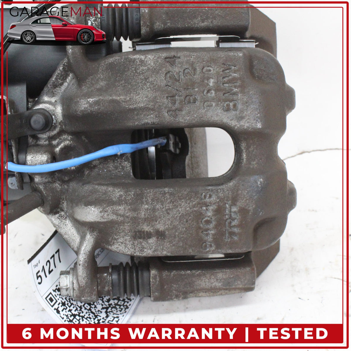 2011-2019 BMW 550i Rear Left and Right Side Brake Caliper Set w/ Actuator OEM