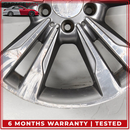 2014-2016 Mercedes W212 E350 Twin 5 Spoke Wheel Rim 8.5JX18H2ET48 2124015702 OEM
