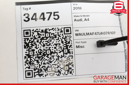 2017-2024 Audi A4 Sedan Rear Right Window Regulator Motor 8W0959812 Genuine