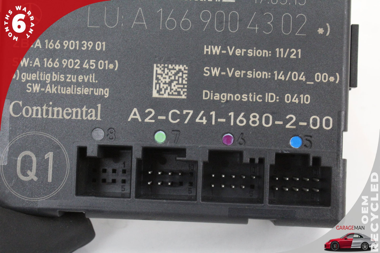 2012-2020 Mercedes W117 CLA45 AMG Front Right Door Control Module 1669004302 OEM