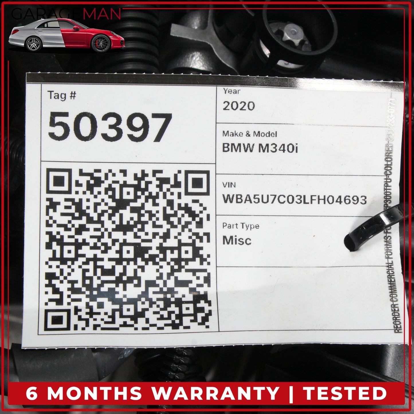 2020-2024 BMW M340i M440i X3 X4 RWD 3.0L Engine Motor Assembly B58B30O1 OEM 75K
