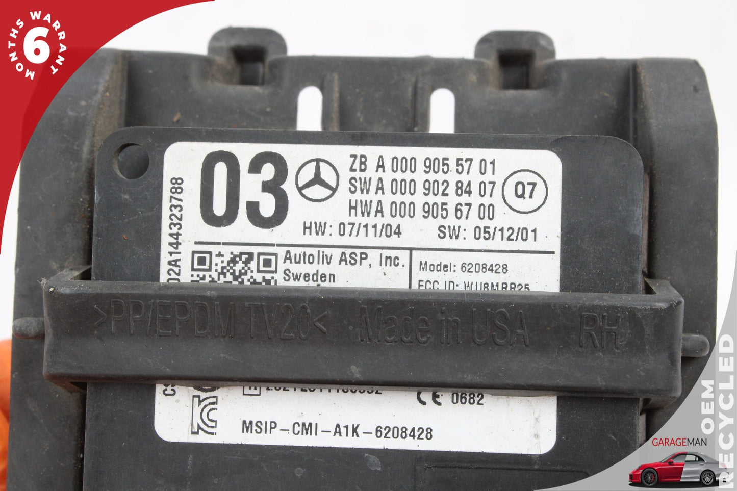 09-16 Mercedes GL550 X166 Bumper Blind Spot Radar Sensor Set of 2 0009028407
