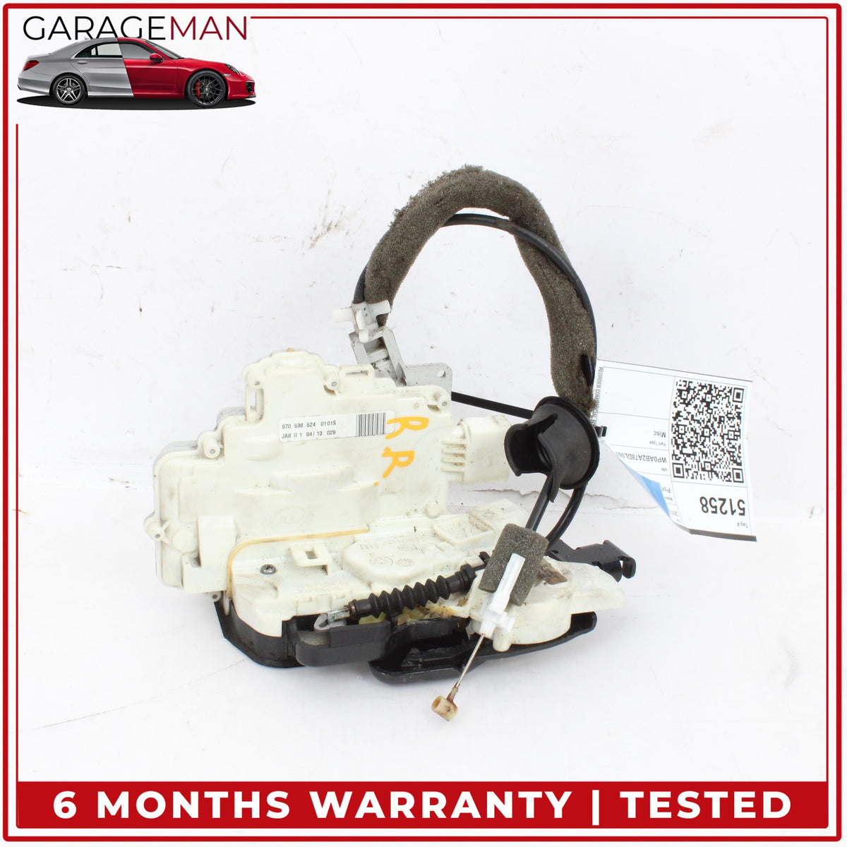 2010-2016 Porsche Panamera 970 Rear Right Passenger Side Door Lock Actuator OEM