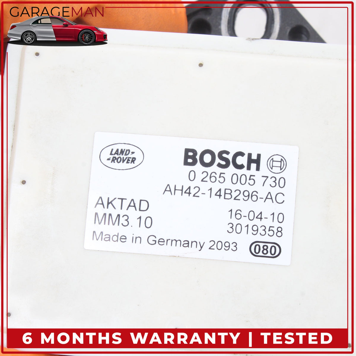 2010-2016 Range Rover L322 LR4 Yaw Rate Sensor Module AH4214B296AC OEM