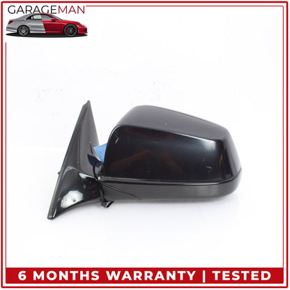 2012-2015 BMW 650i F06 Front Left Side Door Rear View Mirror w/ Camera Black OEM