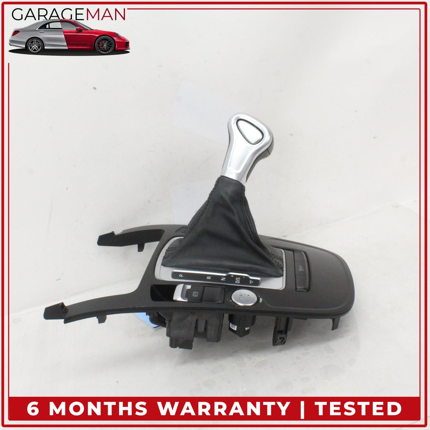 2009-2016 Audi A4 Front Center Console Shifter Knob Boot Trim w/ Switches OEM