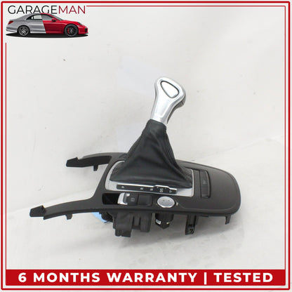 2009-2016 Audi A4 Front Center Console Shifter Knob Boot Trim w/ Switches OEM
