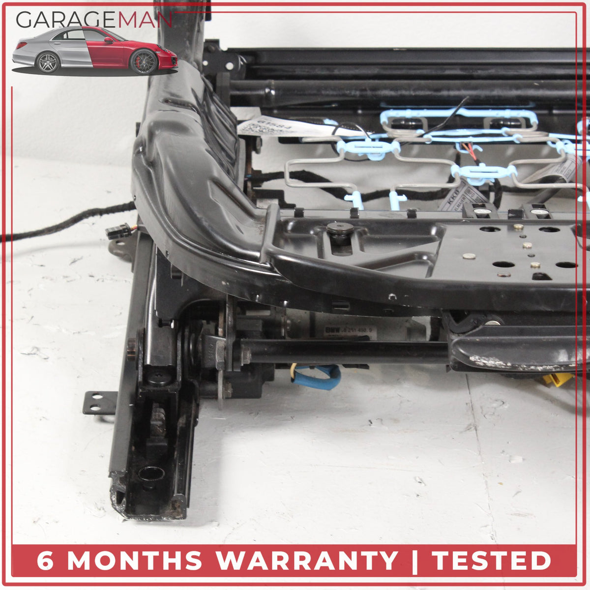 2004-2010 BMW 650i E64 Front Right Sport Seat Track Rail Frame 7008536 OEM