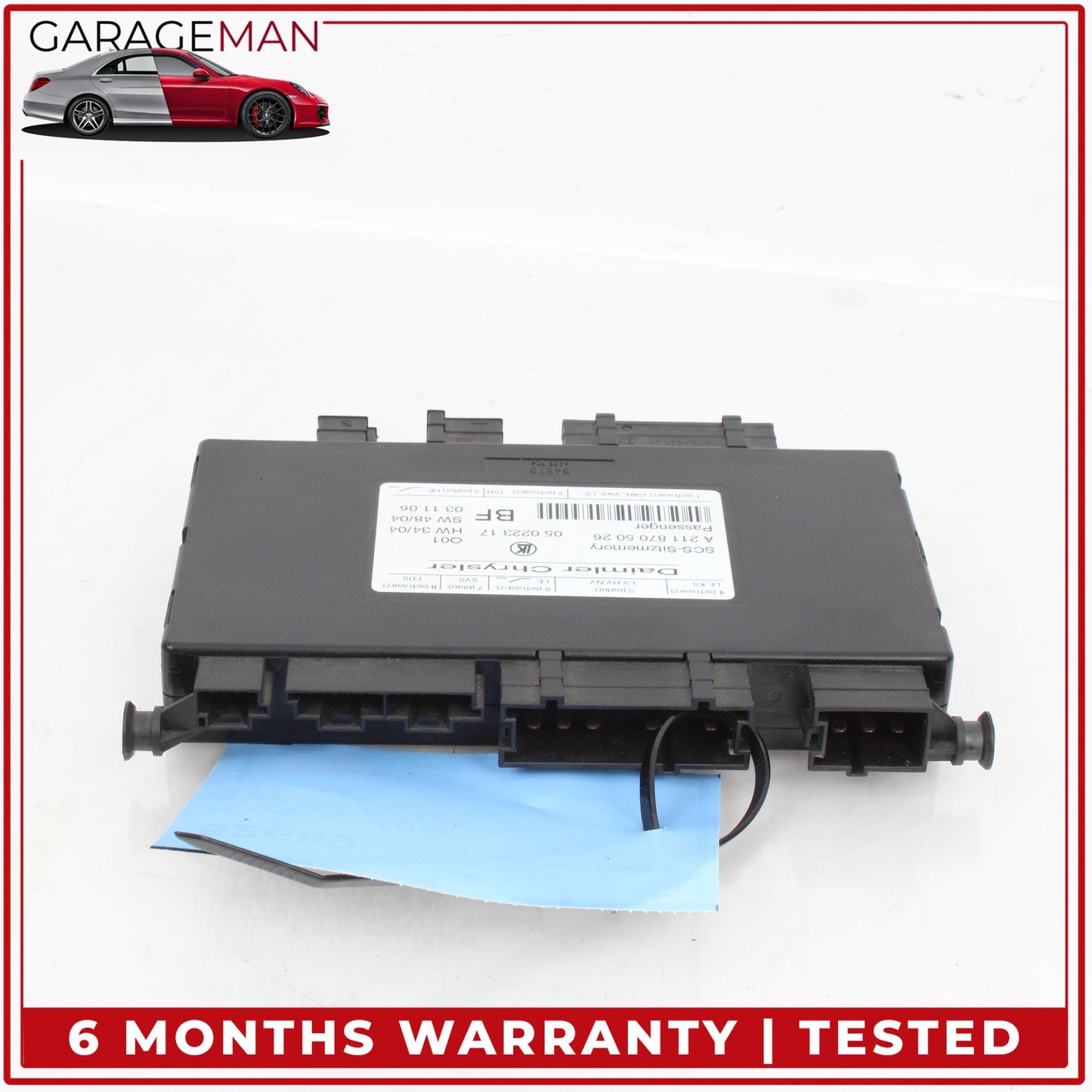 2003-2012 Mercedes W211 E350 E550 Front Right Seat Control Module 2118201185 OEM