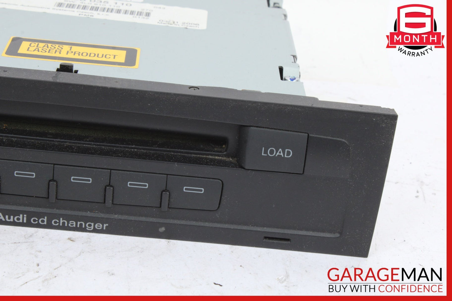 2007-2009 Audi Q7 4L Station Wagon CD Changer 6 Disk Player 4L0035110 Genuine