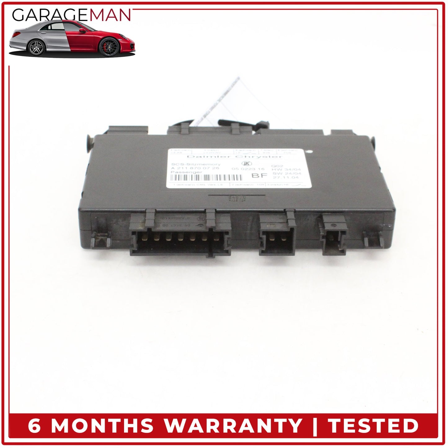 2003-2012 Mercedes-Benz E350 W211 Sedan Front Right Seat Control Module 2118700726 OEM