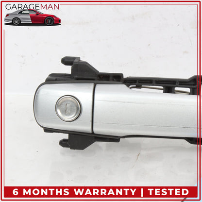 2001-2004 Mercedes R170 SLK320 Left Exterior Door Handle Silver Metallic OEM