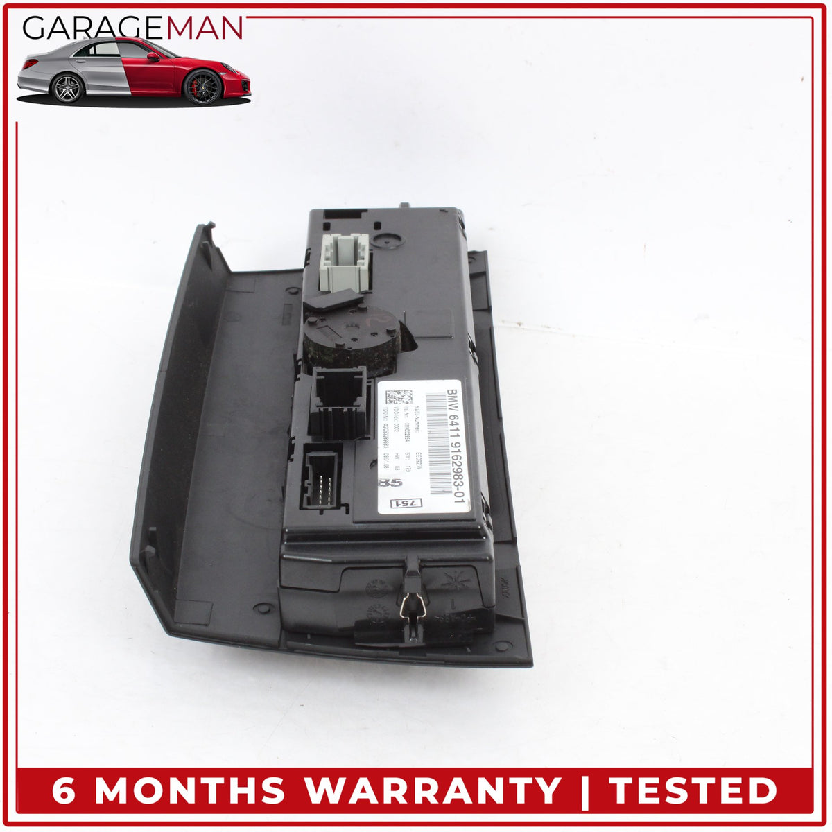 2006-2011 BMW 335i E90 AC Temperature Climate Control Panel 916298301 OEM