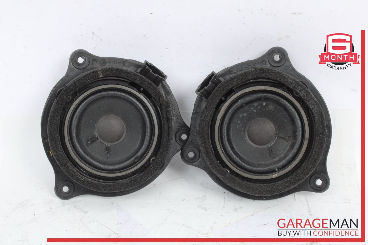 2008-2015 Audi TT 8J Front Left and Right Side Mid Range Door Speaker Set OEM