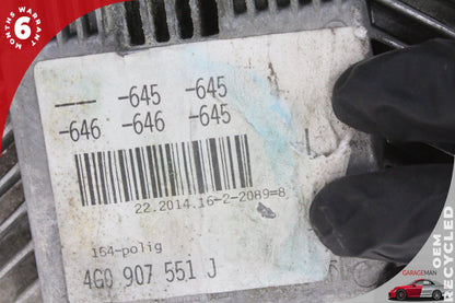 2014-2015 Audi A6 A7 3.0L Engine Computer Control Module Unit 4G0907551J OEM
