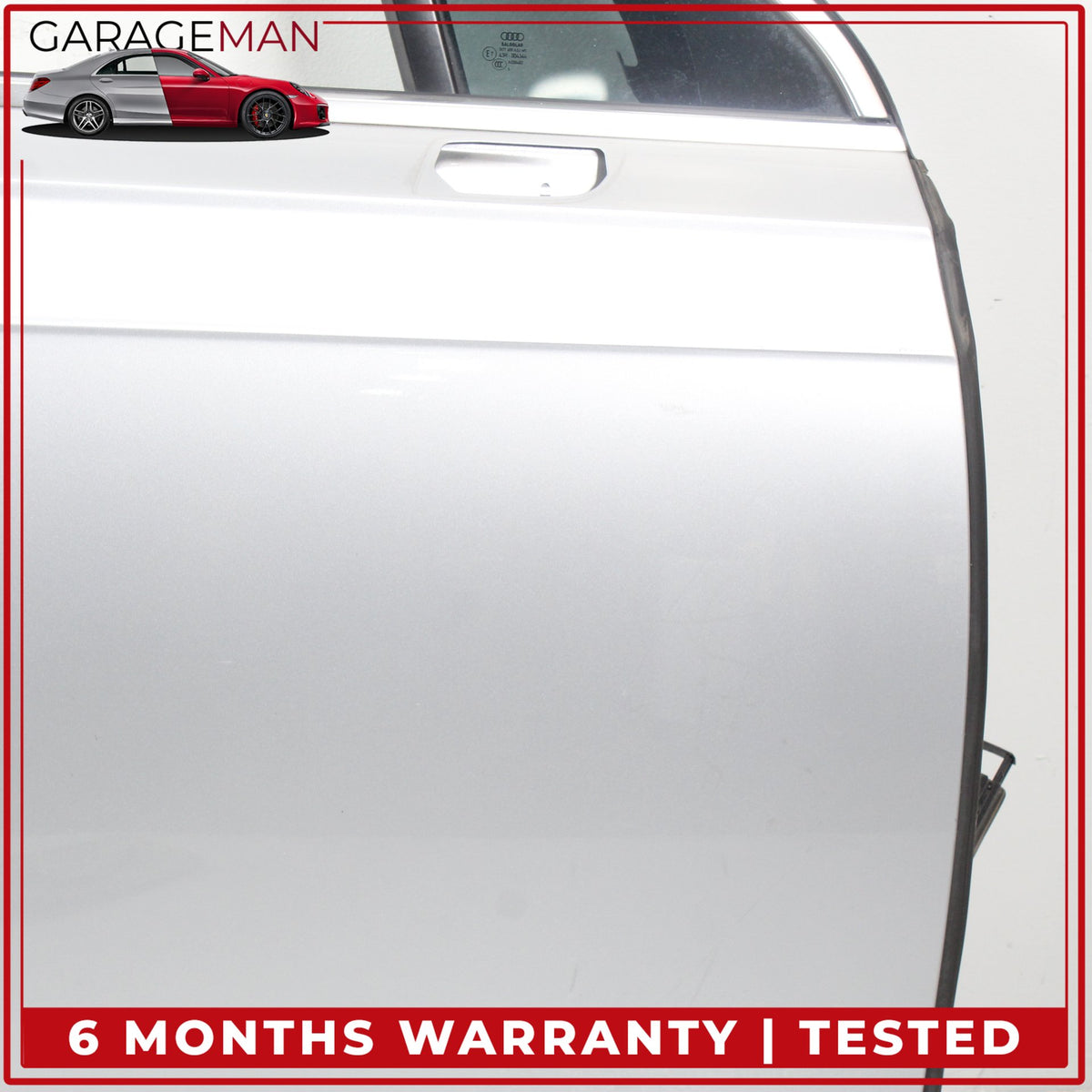2017-2019 Audi Q7 SUV Front Right Side Door Shell Florett Silver Metallic OEM