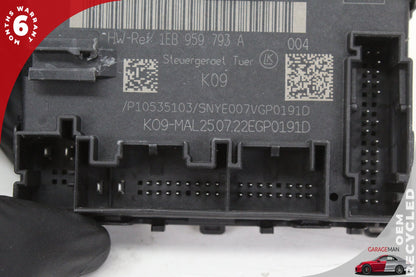 2022-2025 Audi Q4 E-Tron Front Left Side Door Control Module Unit 1EB959793A OEM
